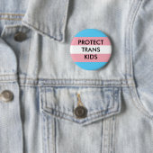Trans-Kinder transgenderrechten beschermen Ronde Button 5,7 Cm (In situ)