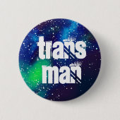Trans Man melkwegidentiteit Ronde Button 5,7 Cm (Voorkant)