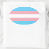 trans ovale sticker (Tas)