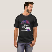 Trans Papa Beer Vrij Pap Hugs Rainbow Transgender T-shirt (Voorkant volledig)