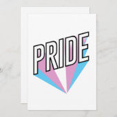 Trans Pride Burst Feestdagenkaart (Voorkant / Achterkant)