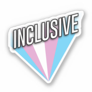Trans Pride Burst - Inclusief Sticker