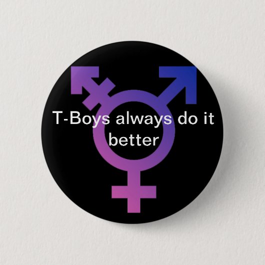 Trans Pride Button (Voorkant)