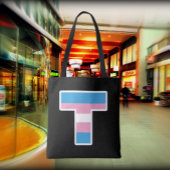 Trans Pride Capital T-Canvas tas