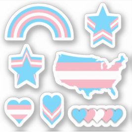 Trans Pride Design I Sticker