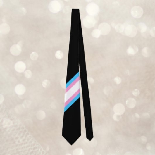 Trans Pride Diagonale Das: Trots en Strijdvaardig Stropdas