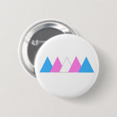 Trans Pride driehoekje Ronde Button 5,7 Cm (Voorkant /achterkant)