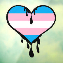 Trans Pride Druppelend Hart