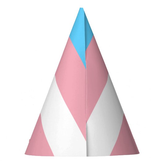 Trans Pride. Feesthoedjes (Achterkant)