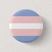 Trans Pride Flag Button Pin (Voorkant)