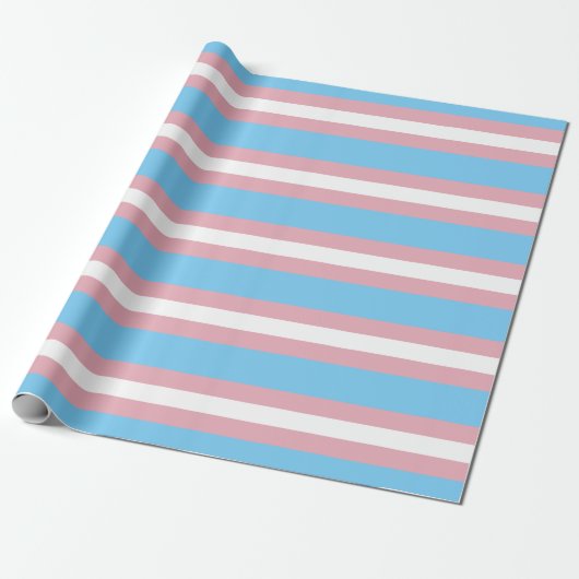 Trans Pride Flag Cadeaupapier (Uitgerold)