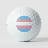 Trans Pride Flag Golfballen (Voorkant)
