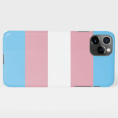 Trans Pride Flag iPhone Hoesje (Achterkant horizontaal)