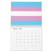 Trans Pride Flag Kalender (Feb 2026)