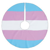 Trans Pride Flag Kerstboom Rok (Voorkant)