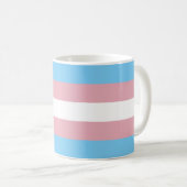Trans Pride Flag Koffiemok (Voorkant rechts)