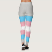 Trans Pride Flag Leggings (Achterkant)