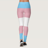 Trans Pride Flag Leggings (Achterkant)