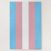 Trans Pride Flag Legpuzzel (Verticaal)