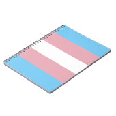 Trans Pride Flag Notitieboek (Linkerzijde)