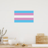 Trans Pride Flag Poster (Keuken)