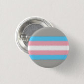 Trans Pride Flag Ronde Button 3,2 Cm (Voorkant /achterkant)
