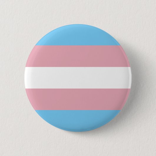 Trans Pride Flag Ronde Button 5,7 Cm (Voorkant)