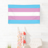 Trans Pride Flag Spandoek (Insitu)