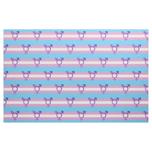 Trans Pride Flag Stof (Fat Quarter)