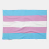 Trans Pride Flag Theedoek (Horizontaal)