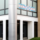 Trans Pride Gemeenschapsparade Banner (Buitenkant Gebouw)