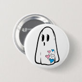 Trans Pride Ghost Ronde Button 5,7 Cm (Voorkant /achterkant)