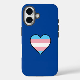 Trans Pride Heart iPhone 16 Hoesje