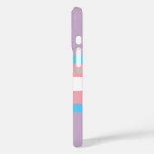 Trans Pride Heart Hoesje-Mate iPhone Case (Achterkant / Links)