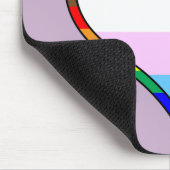Trans Pride Heart Muismat (Hoek)