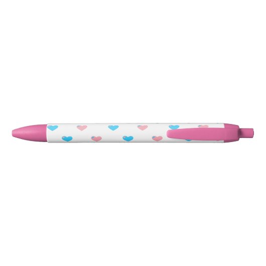 Trans Pride Hearts Pen (Achterkant)