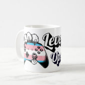 Trans Pride Level Up Tiger Paw Controller Mug 2026 (Devant gauche)