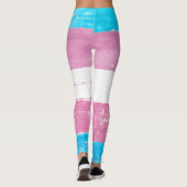 Trans Pride Paint Leggings (Achterkant)