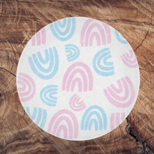 Trans Pride Pastel Regenboog Glas Snijplank