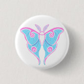Trans Pride Pixel Moth Button (Voorkant)