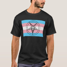 Trans Pride Sigil van Baphomet T-shirt