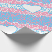 Trans Pride Squiggle Cadeaupapier (Hoek)
