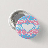 Trans Pride Squiggle Ronde Button 3,2 Cm (Voorkant /achterkant)