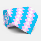 Trans Pride stropdas - ingecheckt (Opgerold)