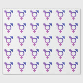 Trans Pride Symbool Cadeaupapier (Vlak)