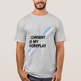 Trans Pride toestemming is mijn voorspel lichte T- T-shirt