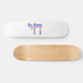 Trans Pride-vlag Chai Skateboard (Horizontaal)