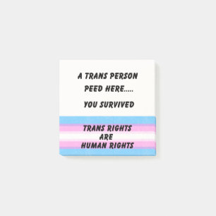 TRANS RECHTEN POST-IT® NOTES