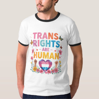 Trans Rechten Zijn Mensenrechten Design | LGBTQ+ T-shirt