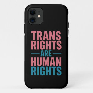 Trans Rechten Zijn Mensenrechten Transgender Pride iPhone 11 Hoesje
